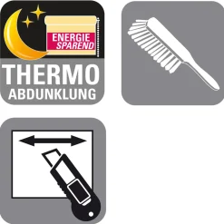 Online Gardinia Thermo-Rollo blau 102x160 cm