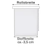 New Gardinia Thermo-Rollo crema 122x160 cm