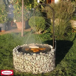 Online Garten-Feuerstelle mit Grill 92/72 x 40 cm