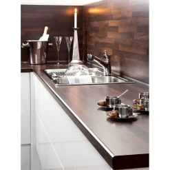 Best Getaelements Küchenarbeitsplatte noce butcherblock 4100 x 600 x 39 mm