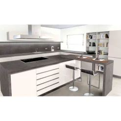 Sale Getaelements Küchenarbeitsplatte metall versicolour