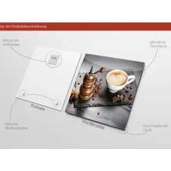 Pro-Art Glas-Art Cafe I 20 x 20 Glasbild