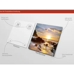 Outlet Pro-Art Glas-Art Island 50 x 50 Glasbild