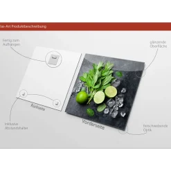 Discount Pro-Art Glas-Art Limon und Ice Cube 30 x 30 Glasbild