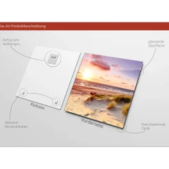 Outlet Pro-Art Glas-Art Sea Harmony 20 x 20 Glasbild