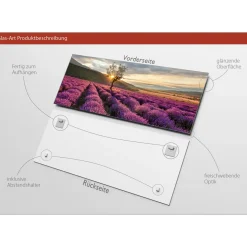 New Pro-Art Glas-Art Silence 50 x 125 cm Glasbild