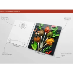 Clearance Pro-Art Glas-Art Vintage Herbage II 30 x 30 Glasbild