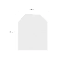 Online Valo Glasbodenplatte 8mm Sechseck100x120cm