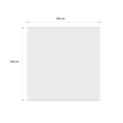 Sale Valo Glasbodenplatte, Stärke 8mm, 100x100cm, eckig