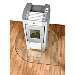 Clearance Glasbodenplatte 110x110 cm8 mm, Tropfenform, Klarglas
