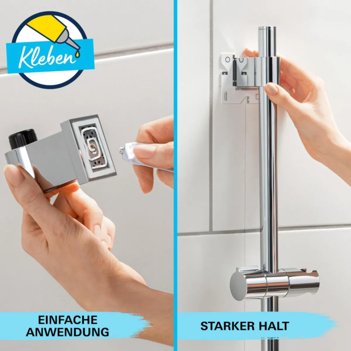 Discount Grohe Brausestangenset Vitalio Comfort 110 2 Strahlarten (Rain, Jet)