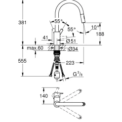 Discount Grohe Feel Einhand-Spültischbatterie DN 15