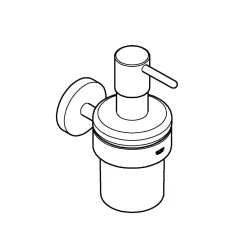 Online Grohe Halter mit Seifenspender Essentials Durchmesser 7,2 x 12,6 cm