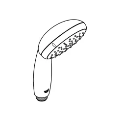 Sale Grohe Handbrause Vitalio Start 00 HB Strahlart chrom