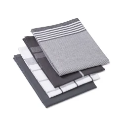 Best Gözze Geschirrtücher 100% Baumwolle 4er Pack 50x70cm anthrazit
