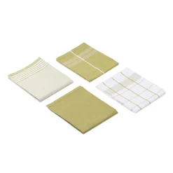 Outlet Gözze Geschirrtücher 100% Baumwolle 4er Pack 50x70cm lindgrün