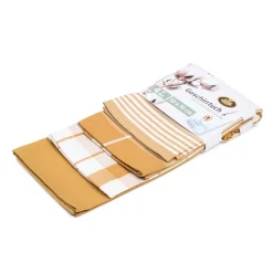 Discount Gözze Geschirrtücher 100% Baumwolle 4er Pack 50x70cm senf