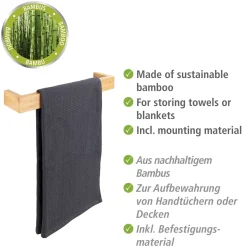 Hot Wenko Handtuchhalter 40 cm Bambusa