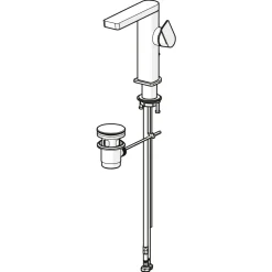 Hansa Waschtischarmatur „Stela Eco“ Chrom