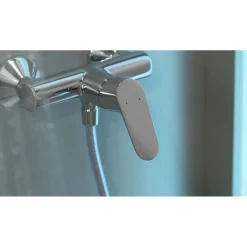 Clearance Hansgrohe Duscharmatur Focus 70, chrominkl. S-Anschluessen&Rosetten