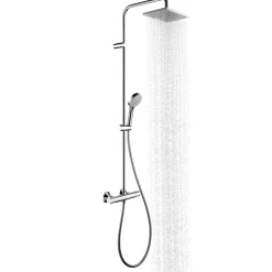 New Hansgrohe Duschsystem Vernis Shape mit Thermostat chrom