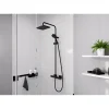 Outlet Hansgrohe Duschsystem Vernis Shape mit Thermostat mattschwarz