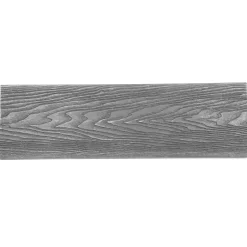 Hot Hartmann WPC-Terrassendiele grau geriffelt 200 x 14,5 x 2,3 cm