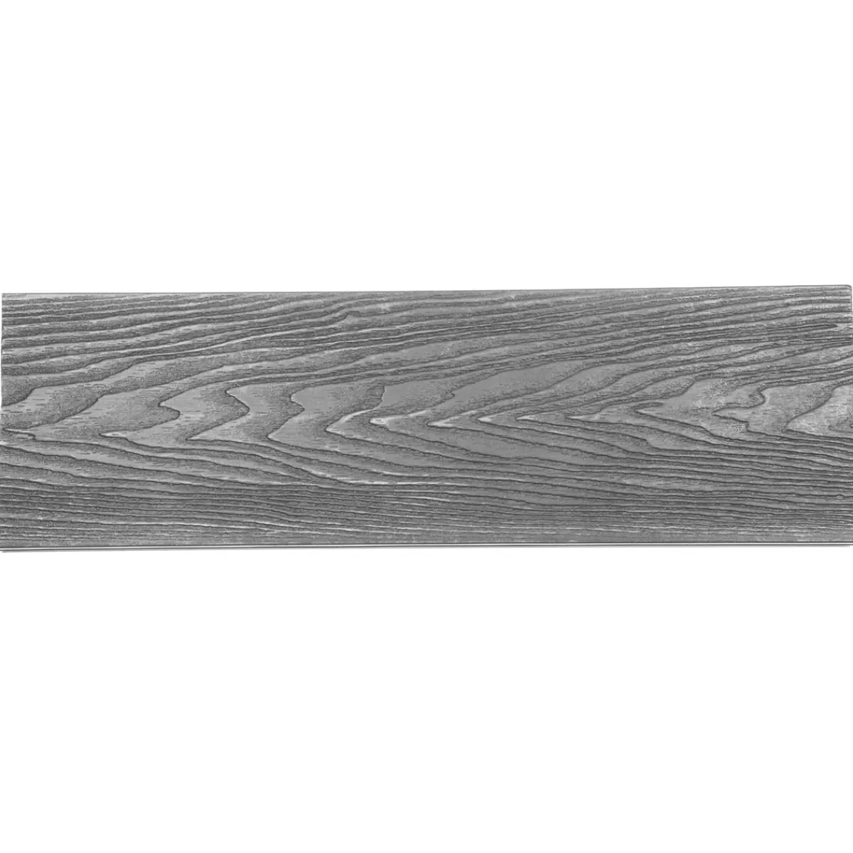 Hot Hartmann WPC-Terrassendiele grau geriffelt 200 x 14,5 x 2,3 cm