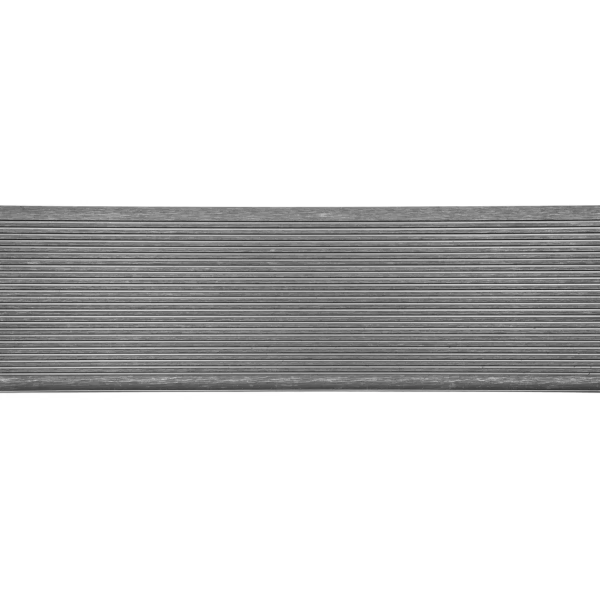 Hot Hartmann WPC-Terrassendiele grau geriffelt 200 x 14,5 x 2,3 cm