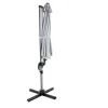 New Haveson Ampelschirm Catania 300 cm silbermetallic