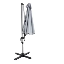 New Haveson Ampelschirm Catania 300 cm silbermetallic