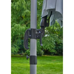 New Haveson Ampelschirm Catania 300 cm silbermetallic
