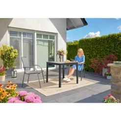 Best Haveson Gartentisch Trentino 80x73x80cm