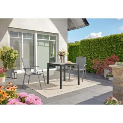 Best Haveson Gartentisch Trentino 80x73x80cm