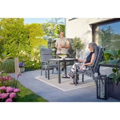 Best Haveson Gartentisch Trentino 80x73x80cm