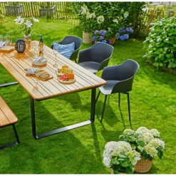 Discount Haveson Kunststoff-Sessel Madeira schwarz