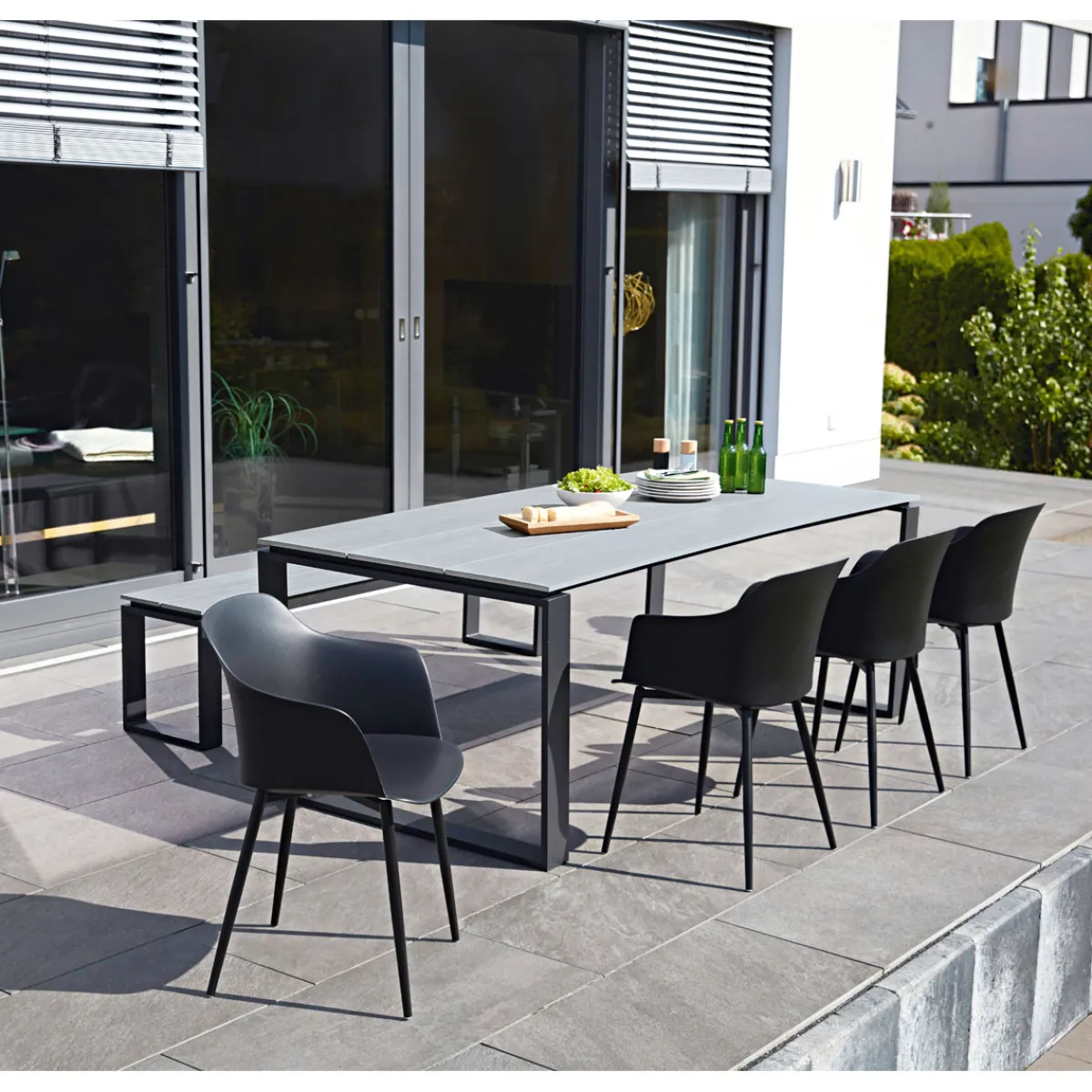Discount Haveson Kunststoff-Sessel Madeira schwarz