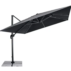 Sale Haveson LED-Ampelschirm Cremona 300 x 300 cm anthrazit