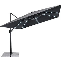 Sale Haveson LED-Ampelschirm Cremona 300 x 300 cm anthrazit