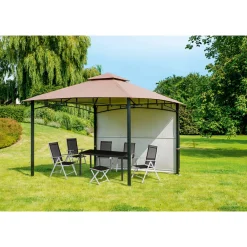 Discount Haveson Pavillon cappuccinofarben 330 x 330 cm