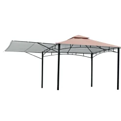 Discount Haveson Pavillon cappuccinofarben 330 x 330 cm