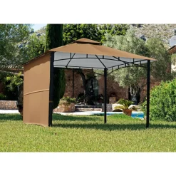 Discount Haveson Pavillon cappuccinofarben 330 x 330 cm