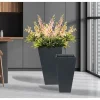 Discount Haveson Pflanztopf Terrazzo konisch-eckig 42 x 42 x 75 cm
