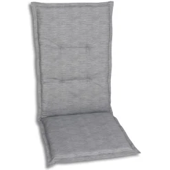 Best Haveson Sitzauflage Hochlehner 118x48x4cm hellgrau