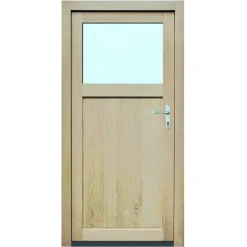 Best Holz-Nebeneingangstür NET 05 Fichte DIN