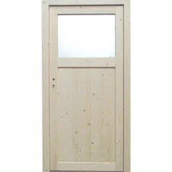 Best Holz-Nebeneingangstür NET 05 Fichte DIN