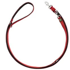 Clearance Hunter Führleine Neopren rot-schwarz 200 x 1 cm
