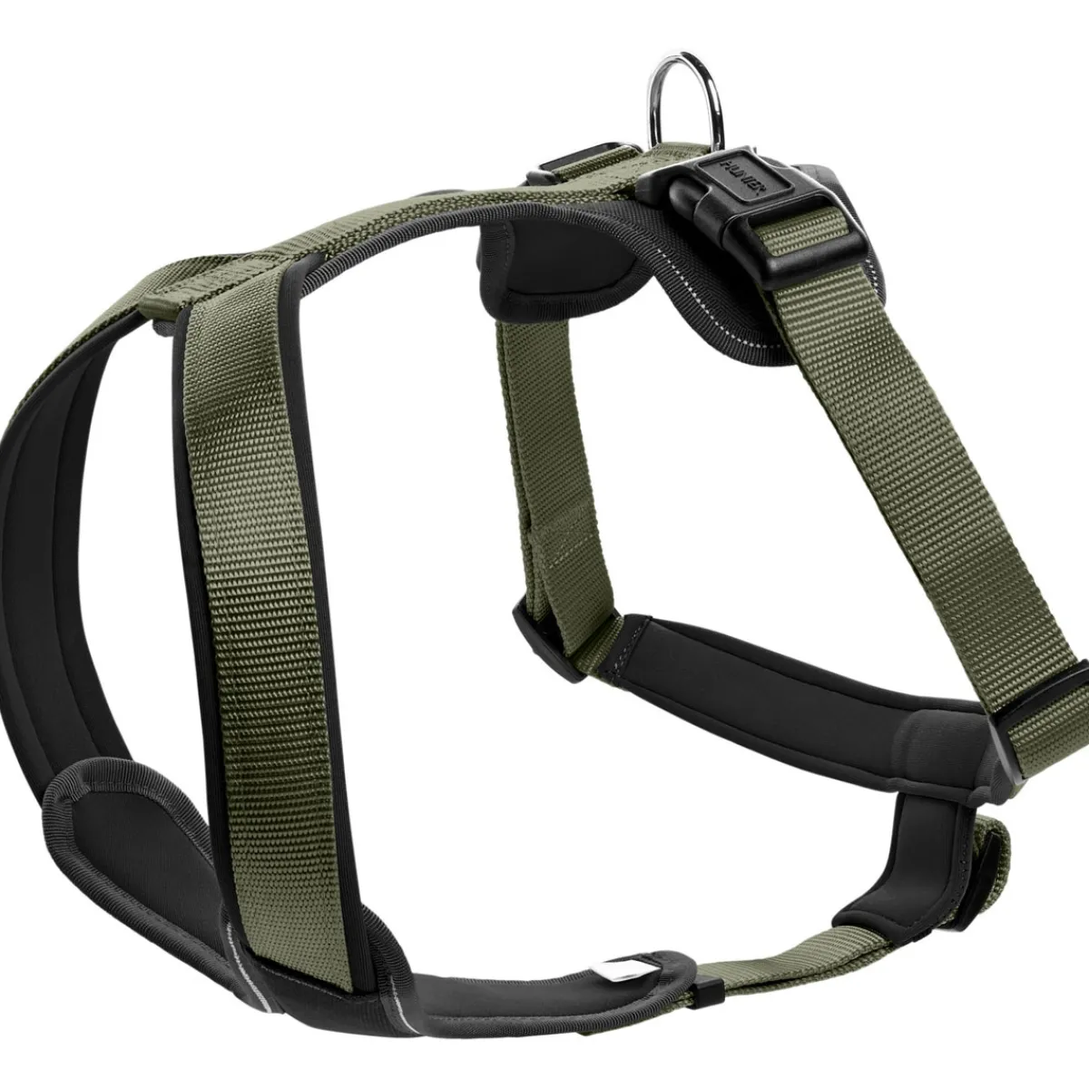 Hunter Geschirr Neopren oliv-schwarz Größe XS