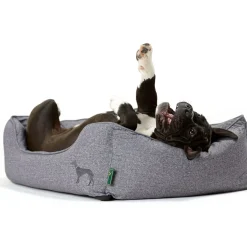 Clearance Hunter Hundesofa Boston grau 80 x 60 cm Größe M