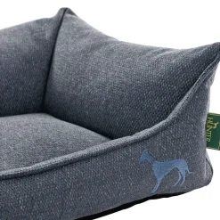 Clearance Hunter Hundesofa Prag blau 90 x 70 cm